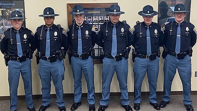 In tenth place was the Indiana State Police with their distinctive blue pants and matching ties