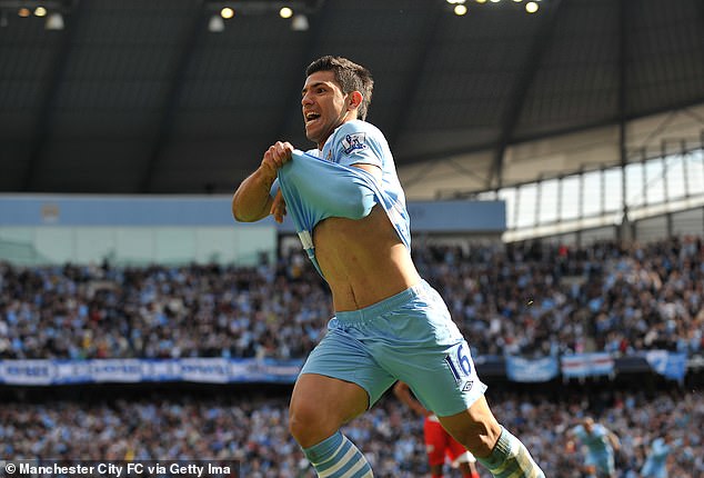 Sergio Aguero defeated competition from Ruud van Nistelrooy and Robin Van Persie