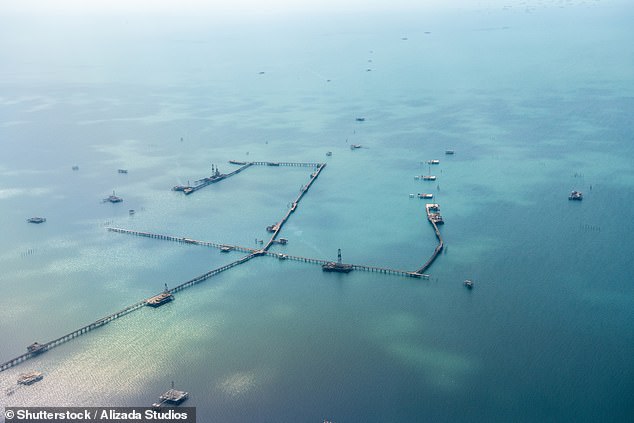 Most oil rigs are now out of use and many bridges have collapsed, preventing workers from reaching them