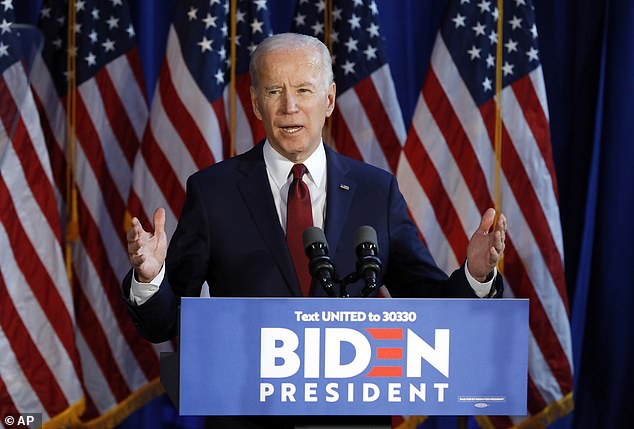 Biden formally clinched the Democratic nomination for president in June 2020 after receiving the 1,991 delegates needed to become the party's nominee.  Ultimately, he received more than 50 percent of the votes in a primary that at one point consisted of 25 candidates