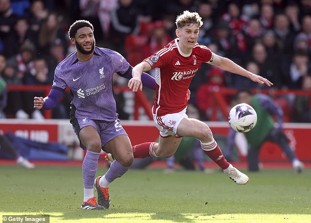 For long periods of the match, Forest frustrated the Premier League leaders at The City Ground