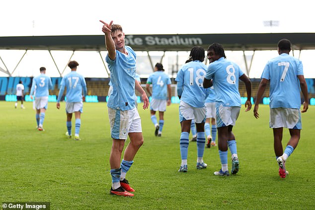 Jacob Wright, who made his debut for City in January, fits in well with the way the club wants to play