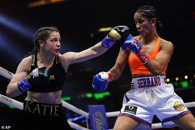 Serrano previously broke new ground in the sport, fighting Britain's Katie Taylor in a historic fight at Madison Square Garden