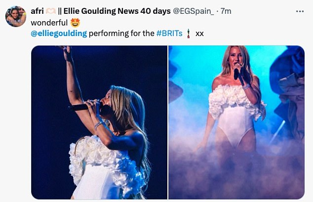 1709428368 863 BRIT Awards 2024 Viewers brand Ellie Gouldings amazing performance the