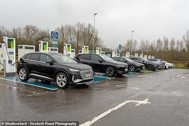 Cap hpi says the convergence between average EV and ICE mileage is due to a combination of newer, longer-range electric cars and the growth of public charging infrastructure