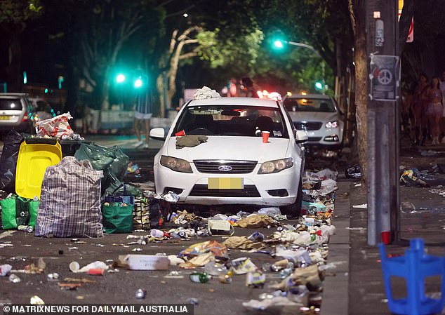 “Ban Mardi Gras, I don't know how to behave in public,” one disgruntled commenter wrote under a video showing trash on the streets and on cars (photo)