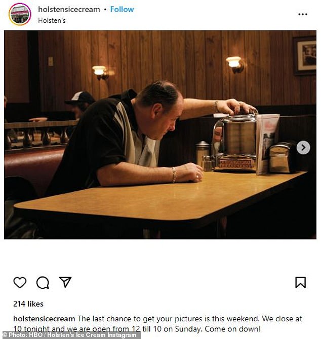 On Saturday evening, Holsten's owners took to their Instagram page to remind customers and fans that the stand would soon no longer exist