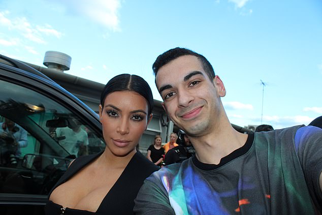 In his previous career, Beau Lamarre worked with the likes of Kim Kardashian, but in 2019 he joined the NSW Police Force.  He is pictured with Kardashian