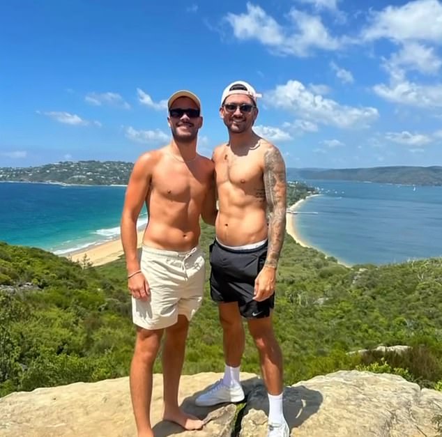 Jesse Baird (pictured left) and his partner Luke Davies (right) were both murdered in February