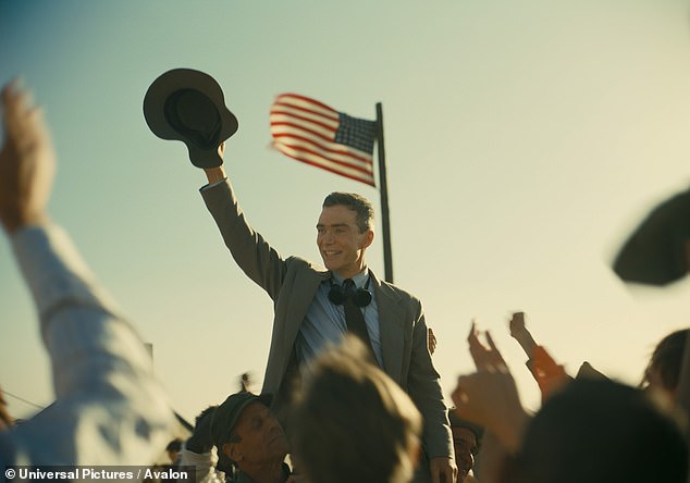 Mr. Murphy as J. Robert Oppenheimer in the historical biopic Oppenheimer.  He is the bookmakers' favorite to take home the Best Actor prize at the Oscars next Sunday