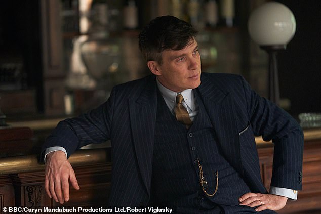 Mr Murphy as Tommy Shelby in Peaky Blinders.  He was credited with popularizing the faded short, back and side hairstyle