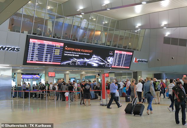 Speaking on ABC's Insiders on Sunday morning, Mr Tehan said under Labor 1.6 million immigrants will arrive in Australia over four years.  A 'Welcome to Sydney' sign is displayed at Sydney Airport