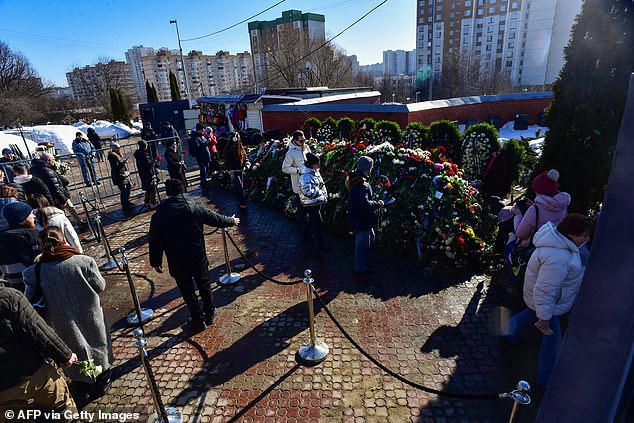 There were also unconfirmed reports that Navalny supporters were arrested as they left their homes to attend the funeral