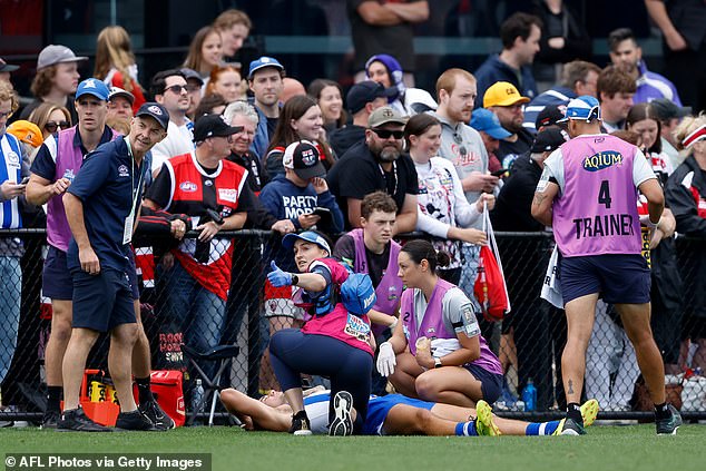 North Melbourne star Jy Simpkin has suffered from concussions in the past