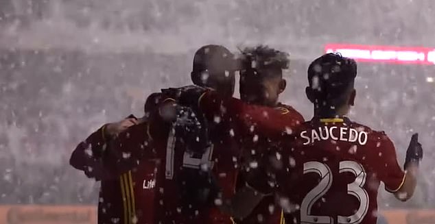 A snowstorm didn't stop Atlanta from using the blowtorch on Minnesota during a Major League Soccer match in the United States