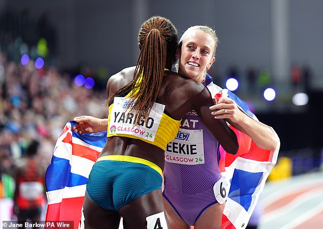 However, Reekie insisted she made 'big mistakes' during the race by missing out on the gold she so desperately wanted