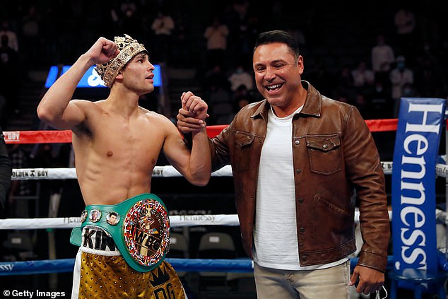 Garcia has also had a long-term relationship with his promoter Oscar De La Hoya