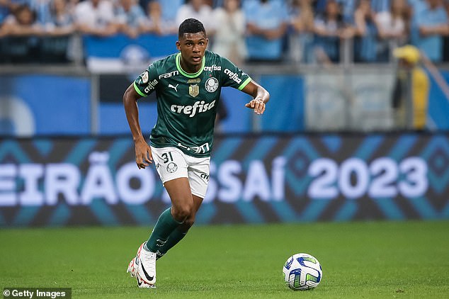 Liverpool have a sighting note for Palmeiras 'wonderkid' Luis Guilherme