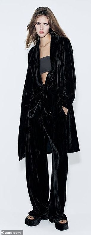 The brand previously offered a now-sold-out velvet coat that originally retailed for $169 before going on sale for $12