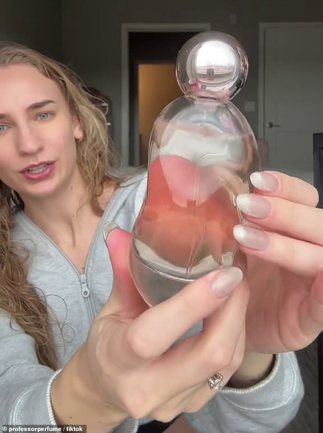 The popular influencer also blasted the bottle and compared the chic design to a 'potato'