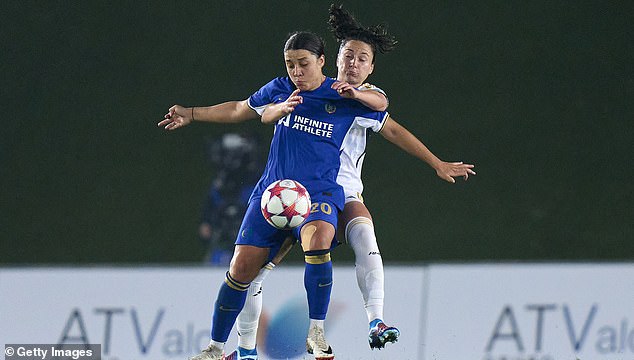 The charges against Kerr (pictured playing for Chelsea) stem from an alleged incident in London on January 30 last year