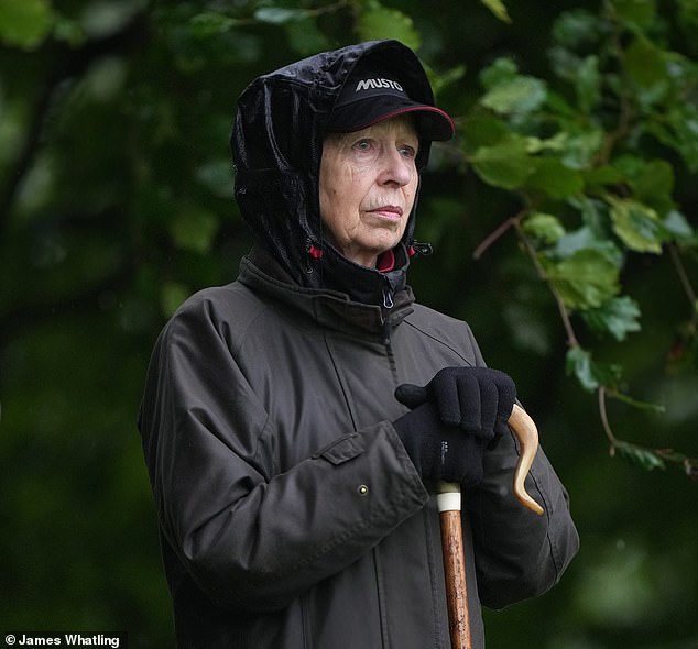 The Festival of British Eventing, held at her Gatcombe Park estate in Gloucestershire since 1983, has been canceled because it has become 'unfeasible to organise' (Photo: Princess Anne at The Festival of British Eventing 2023)