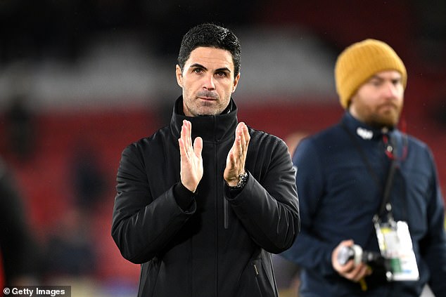 Mikel Arteta watched his side produce a masterclass performance against Sheffield United
