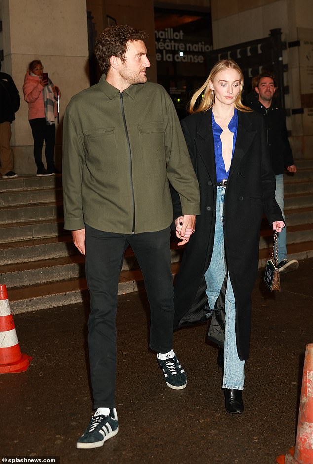 The couple strolled through the romantic streets of Paris together