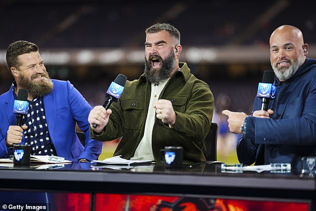 Kelce has competed on Amazon's Thursday Night Football and has been tipped for a TV career