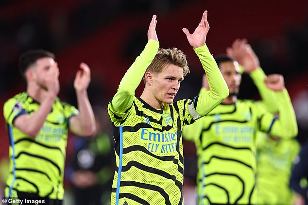 Arsenal captain Martin Odegaard is keen to erase the bad memories of last season's faulty run