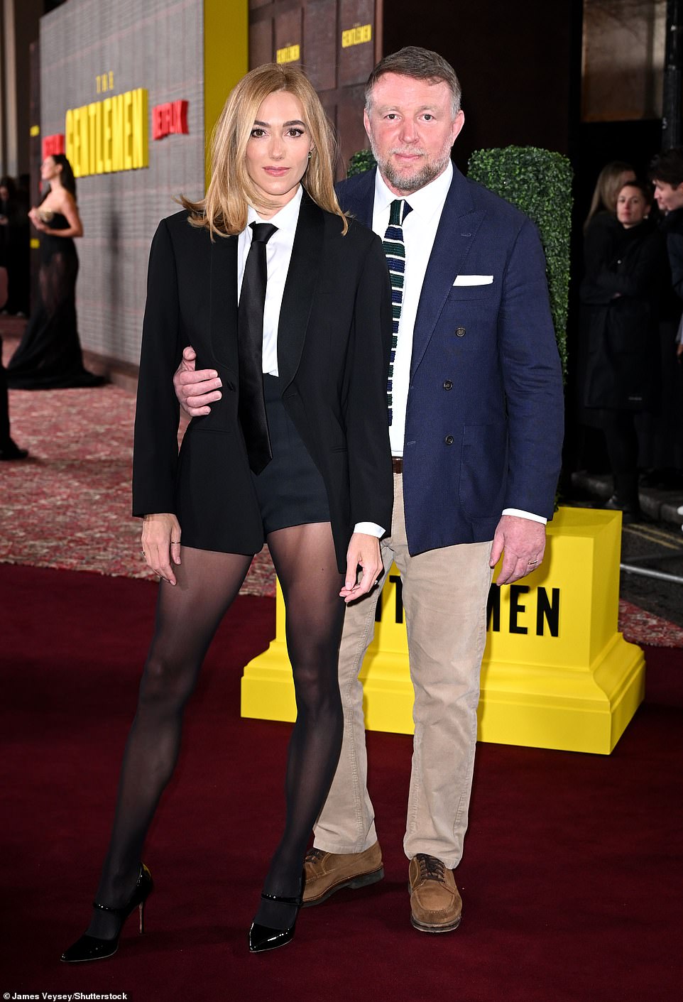 Also in attendance at the premiere was The Gentlemen director and executive producer Guy Ritchie, who was accompanied by his wife Jacqui Ainsley.