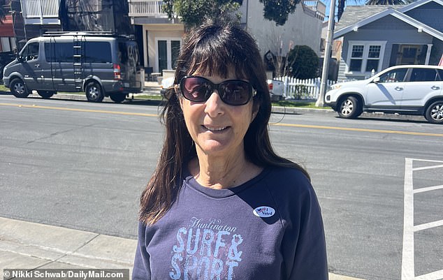 Retiree Jodi Thien, 68, was the one the Huntington Beach Republican DailyMail.com spoke to in support of Haley