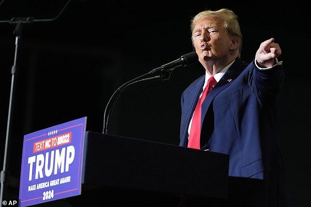 Trump endorsed Robinson for governor of NC on Saturday during a rally in Greensboro.  He called the Republican who faced backlash after offensive comments 