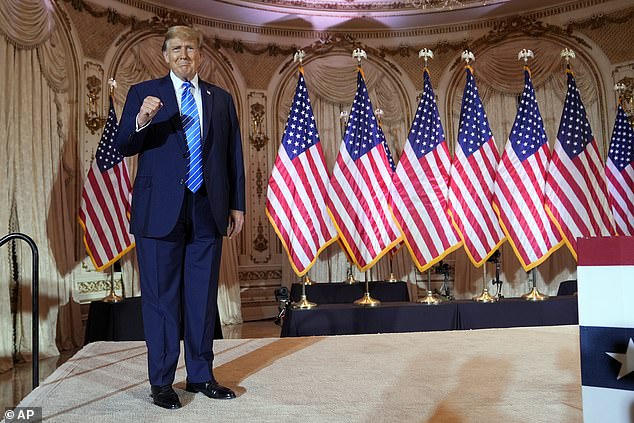 Former President Donald Trump delivered a victory speech in the Grand Ballroom of Mar-a-Lago at the end of Super Tuesday as he moved closer to securing the Republican nomination