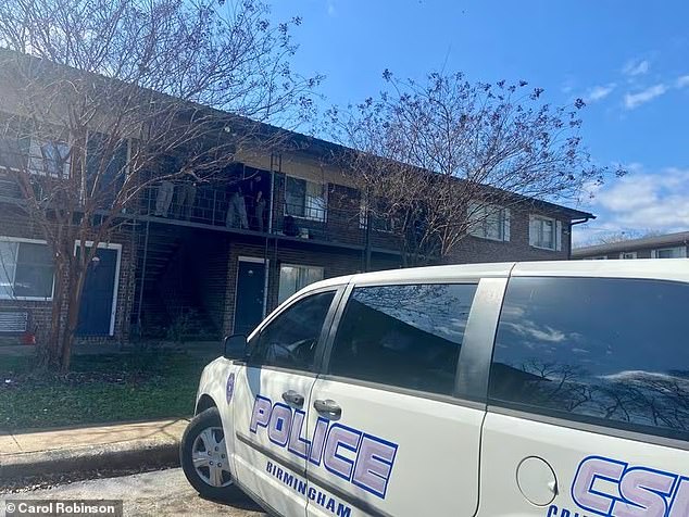 Around 8 a.m. on February 25, Jackson messaged family members to say she was being held hostage in Apartment 3 of Serenity Apartments in southwest Birmingham.