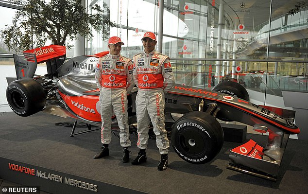 The Finnish driver (left) drove alongside Lewis Hamilton during the early years of his McLaren career