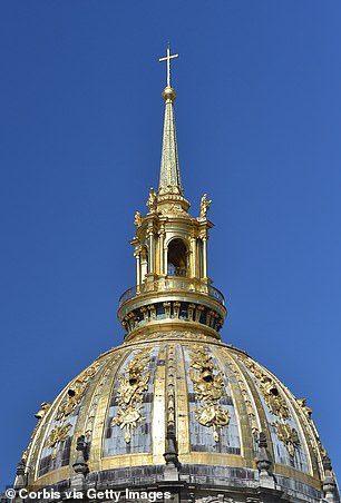 The Dome Church of Les Invalides.  The row stems from anger over Macron's possible plans to build a Saudi 'Olympic village' on the grounds of Les Invalides.