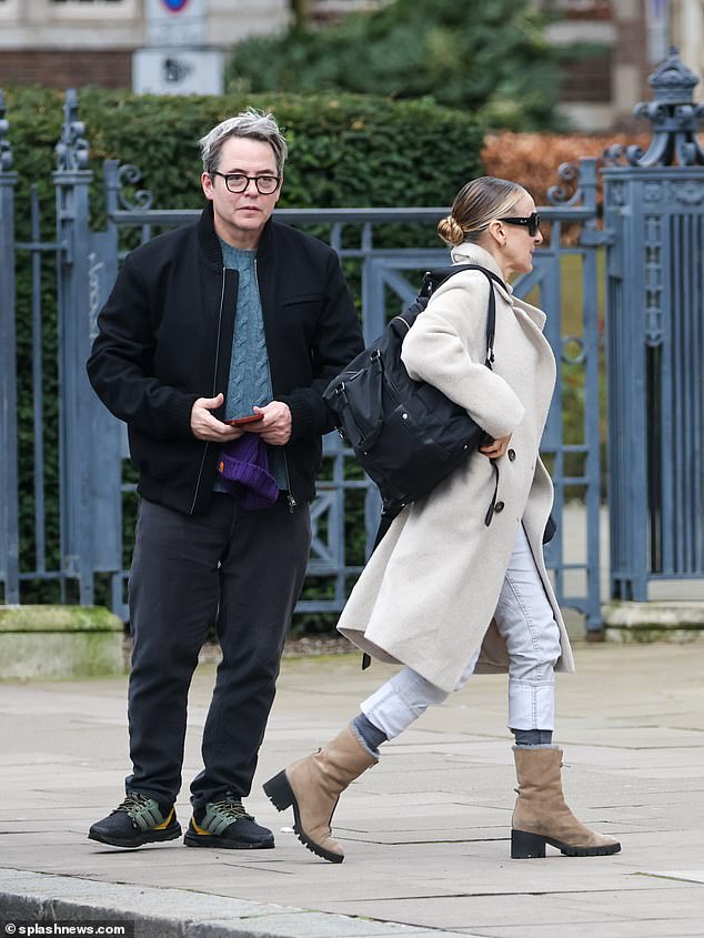 The actress and the actor, 61, went sightseeing in the capital during a break from their West End show