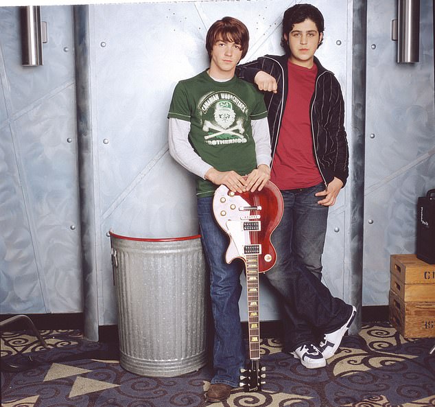 The former child actor was a popular star on the children's network in the late '90s and 2000s, during which he co-led the series Drake & Josh (pictured, with costar Josh Peck) and appeared on The Amanda Show.