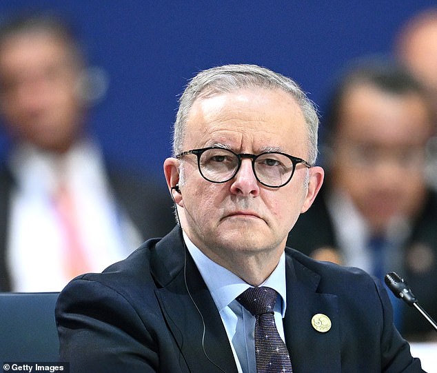 Mr Albanese and Mr Chandler-Mather have consistently butted heads in Parliament over the government's efforts to tackle Australia's housing shortage (Photo: Mr Albanese at this week's ASEAN meeting)