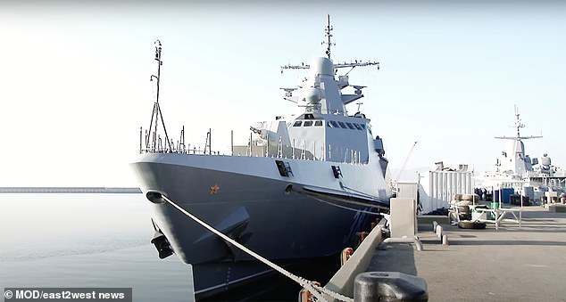 The patrol ship Sergey Kotov was targeted by Ukrainian kamikaze drones in Crimea earlier this week