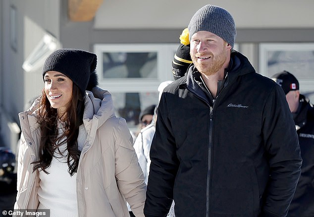 It is the latest in a series of public appearances for Harry and Meghan in recent weeks, including a trip to Vancouver (pictured)