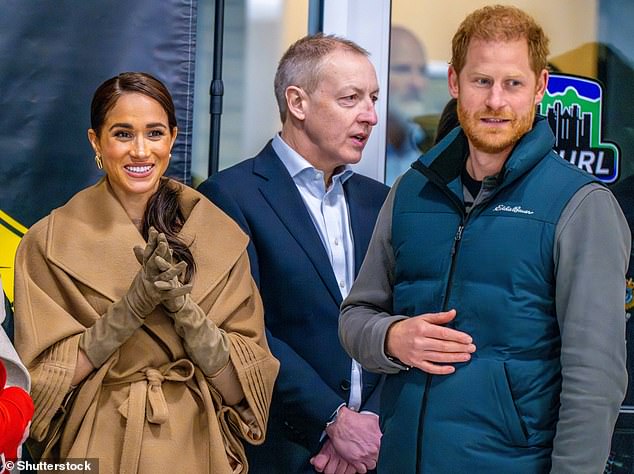 Prince Harry and Meghan were pictured last month during their trip to Vancouver ahead of next year's Invictus Games