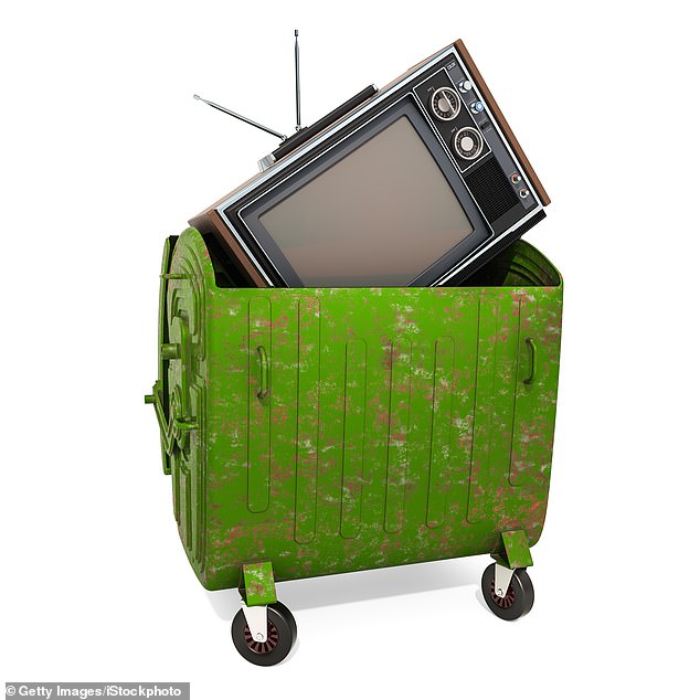 If you're caught throwing away your old TV, you could be fined up to £5,000