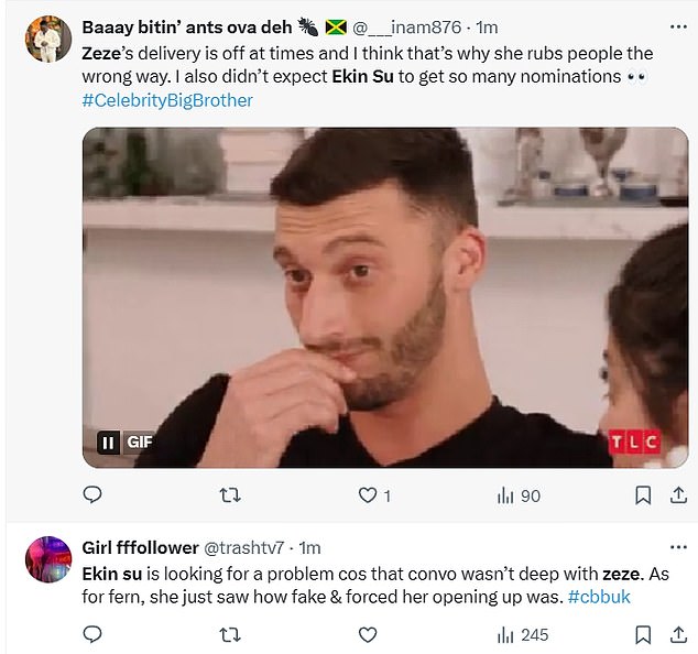 1709850108 999 Celebrity Big Brother 2024 Fans slam Ekin Su Culculoglu for being