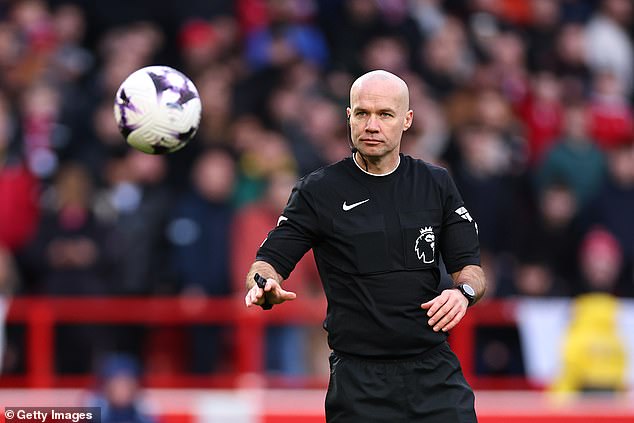 Paul Tierney will not referee a match this weekend but will be the VAR official for the match between Arsenal and Brentford