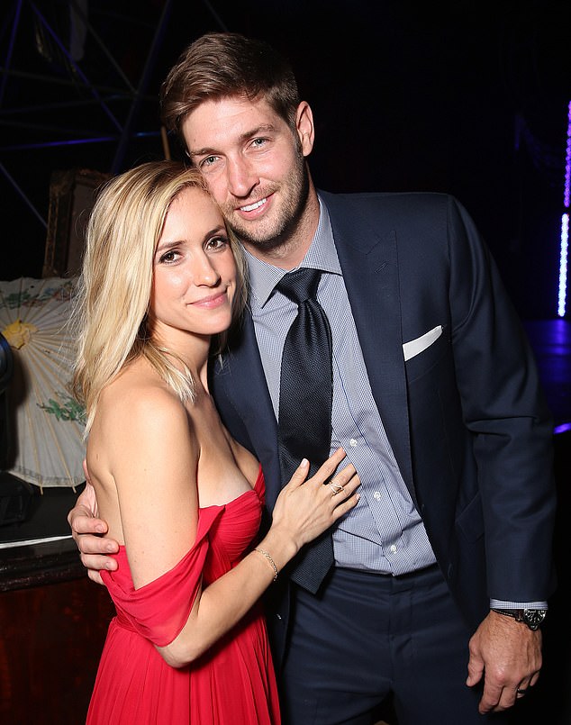 Kristin was previously married to Jay Cutler, 40, a former football player, from 2013 until they split in 2020, and their divorce was finalized in June 2022.  The couple shares three children;  seen in 2015