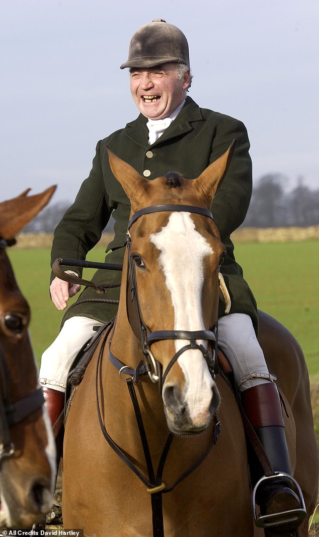 Mr Farquhar was also Master of the Beaufort Hunt, one of the oldest and largest fox hunting packs in England, for 34 years