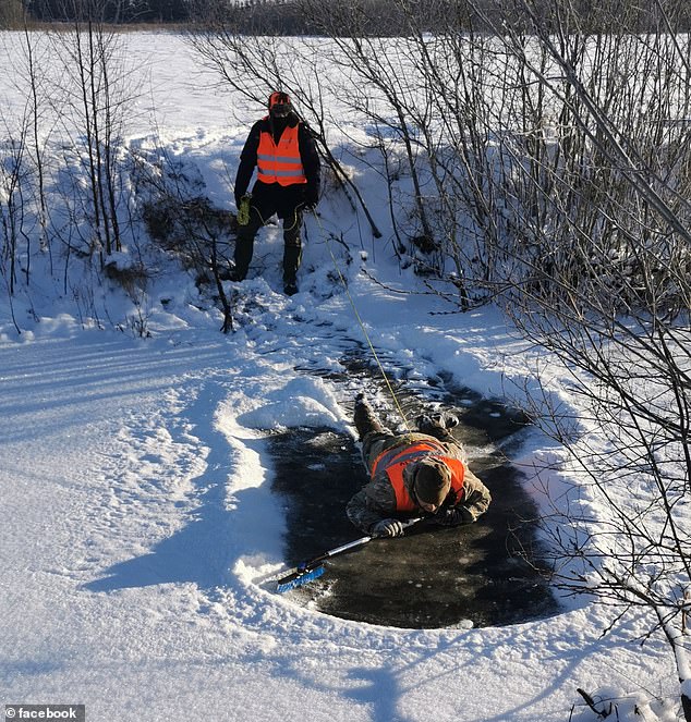 In the photo: Police in Riga are searching for missing Latvian man Lauris Zaube