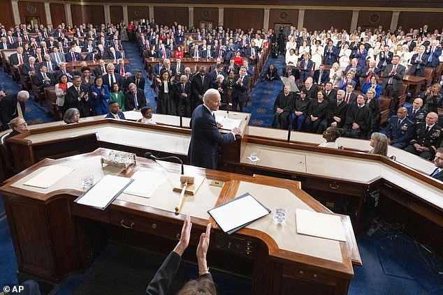 “I've been told I'm too old,” Biden said.  'Whether I'm young or old, I've always known... what lasts.  I have known our North Star: the whole idea of ​​America is that we are all created equal.”